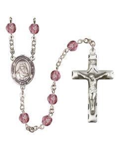 Saint Jadwiga of Poland R6013-8434 6mm Rosary Available in 12 colors