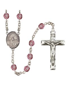 Saint Medard of Noyon R6013-8444 6mm Rosary Available in 12 colors