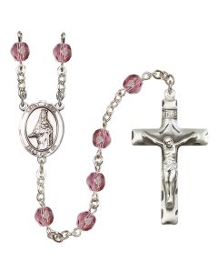 Saint Emma Uffing R6013-8450 6mm Rosary Available in 12 colors
