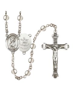 Saint Christopher/Army R6014-8022--2 6mm Rosary