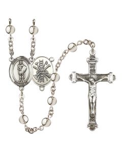 Saint Florian/Firefighter R6014-8034--14 6mm Rosary