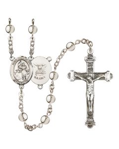 Saint Joan of Arc/Navy R6014-8053--6 6mm Rosary