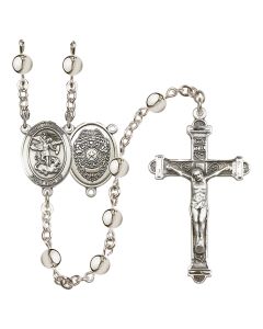 Saint Michael the Archangel/Poiceman R6014-8076--13 6mm Rosary