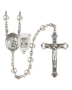 Guardian Angel/Navy R6014-8118--6 6mm Rosary