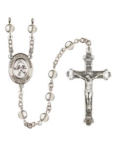 Saint Christopher/Field Hockey R6014-8195 6mm Rosary