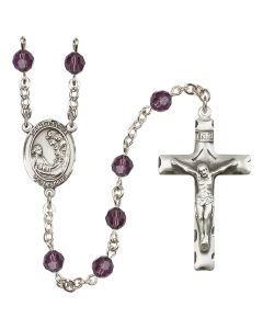 Saint Cecilia R9400-8016 6mm Rosary Available in 12 colors