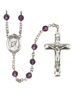 Saint Edward the Confessor R9400-8026 6mm Rosary Available in 12 colors