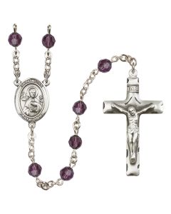 Saint John the Apostle R9400-8056 6mm Rosary Available in 12 colors