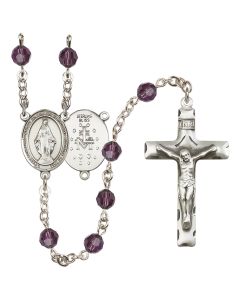Miraculous R9400-8078 6mm Rosary Available in 12 colors