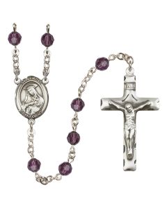 Saint Rose of Lima R9400-8095 6mm Rosary Available in 12 colors