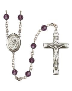 Saint Robert Bellarmine R9400-8096 6mm Rosary Available in 12 colors
