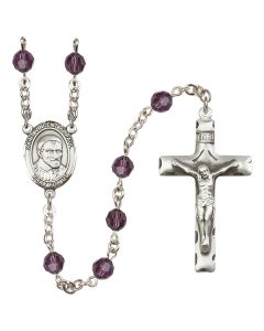 Saint Vincent de Paul R9400-8134 6mm Rosary Available in 12 colors