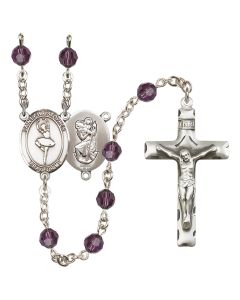 Saint Christopher/Dance R9400-8143 6mm Rosary Available in 12 colors