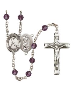 Saint Christopher/Baseball R9400-8150 6mm Rosary Available in 12 colors
