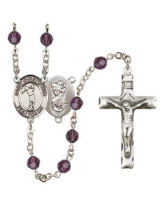 Saint Christopher/Golf R9400-8152 6mm Rosary Available in 12 colors