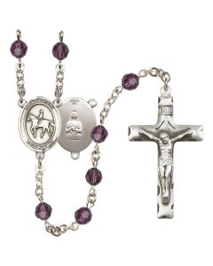 Saint Kateri/Equestrian R9400-8182 6mm Rosary Available in 12 colors