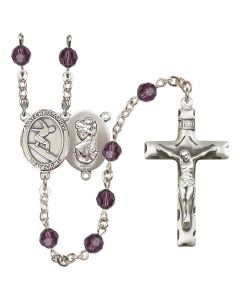 Saint Christopher/Surfing R9400-8184 6mm Rosary Available in 12 colors