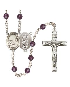Saint Christopher / Fishing R9400-8196 6mm Rosary Available in 12 colors