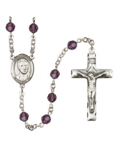 Saint Eugene de Mazenod R9400-8266 6mm Rosary Available in 12 colors