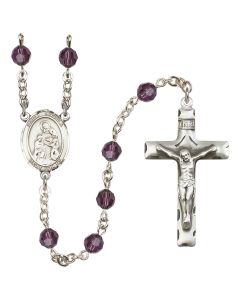 Saint Angela Merici R9400-8284 6mm Rosary Available in 12 colors