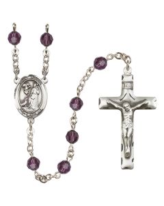 Saint Rocco R9400-8377 6mm Rosary Available in 12 colors