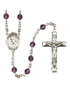 Saint Peter Canisius R9400-8393 6mm Rosary Available in 12 colors