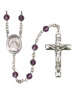 Saint Gerald R9400-8404 6mm Rosary Available in 12 colors