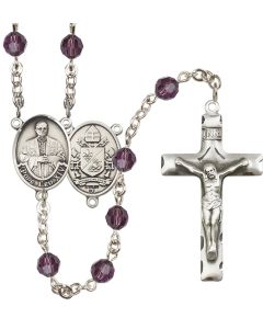Pope Leo XIV R9400-8460 6mm Rosary Available in 12 colors