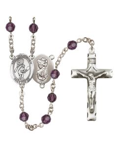 Saint Christopher/Tennis R9400-8505 6mm Rosary Available in 12 colors