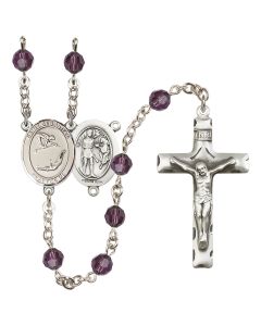 Saint Sebastian/Gymnastics R9400-8613 6mm Rosary Available in 12 colors