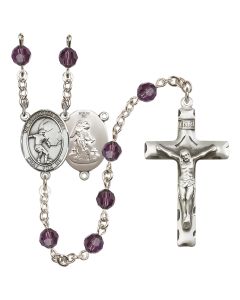 Guardian Angel/Soccer R9400-8703 6mm Rosary Available in 12 colors
