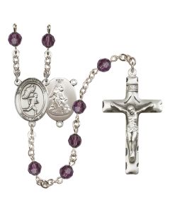 Guardian Angel/Track&Field-Men R9400-8709 6mm Rosary Available in 12 colors