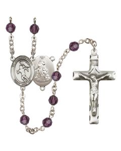 Guardian Angel/Track&Field-Women R9400-8710 6mm Rosary Available in 12 colors