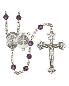 Saint Benedict R9401-8008 6mm Rosary Available in 12 colors