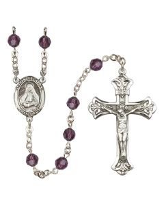 Saint Frances Cabrini R9401-8011 6mm Rosary Available in 12 colors