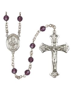 Saint Alexander Constantinople R9401-8012 6mm Rosary Available in 12 colors