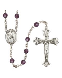 Saint Bernadette R9401-8017 6mm Rosary Available in 12 colors