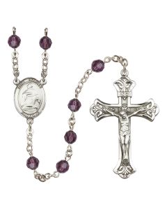 Saint Charles Borromeo R9401-8020 6mm Rosary Available in 12 colors