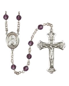 Saint Dorothy R9401-8023 6mm Rosary Available in 12 colors