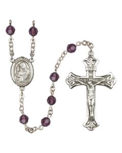 Saint Clare of Assisi R9401-8028 6mm Rosary Available in 12 colors