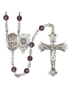 Saint George / Coast Guard R9401-8040--3 6mm Rosary Available in 12 colors