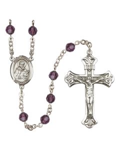 Saint Isidore of Seville R9401-8049 6mm Rosary Available in 12 colors