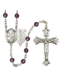 Saint Luke the Apostle / Doctor R9401-8068--8 6mm Rosary Available in 12 colors