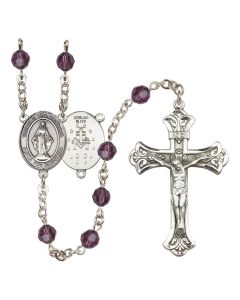 Virgen Milagrosa R9401-8078SP 6mm Rosary Available in 12 colors