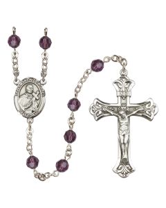 Saint Martin de Porres R9401-8089 6mm Rosary Available in 12 colors