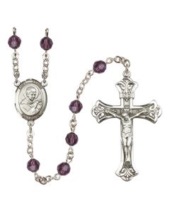 Saint Robert Bellarmine R9401-8096 6mm Rosary Available in 12 colors
