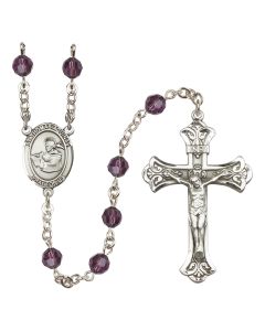 Saint Thomas Aquinas R9401-8108 6mm Rosary Available in 12 colors