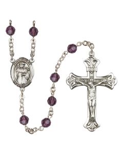 Saint Casimir of Poland R9401-8113 6mm Rosary Available in 12 colors