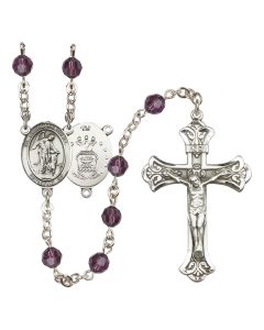 Guardian Angel / Air Force R9401-8118--1 6mm Rosary Available in 12 colors