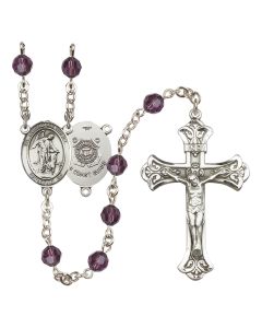 Guardian Angel/Coast Guard R9401-8118--3 6mm Rosary Available in 12 colors